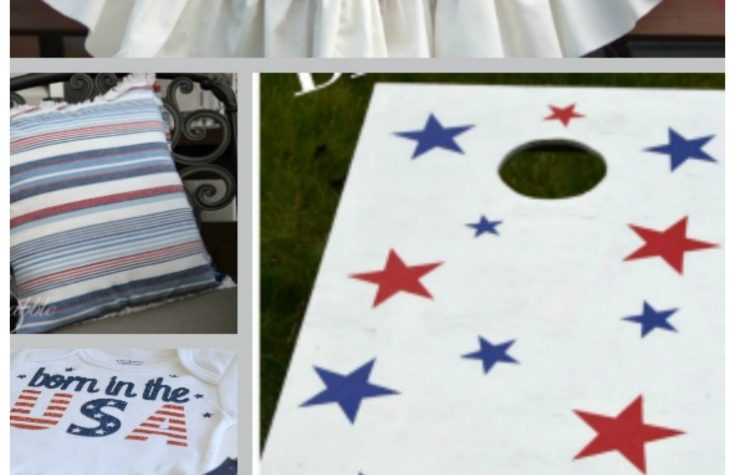 red white and blue ideas for summer holidays