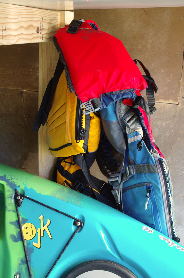 diy kayak and sup storage rack