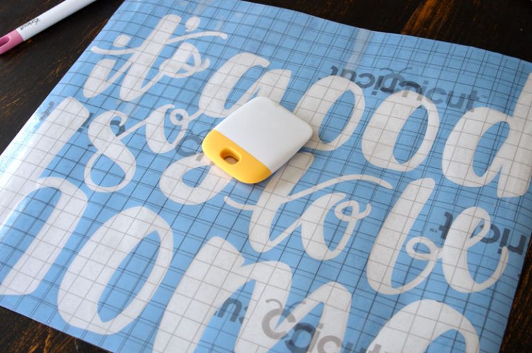 How To Load Cricut Stencil Vinyl