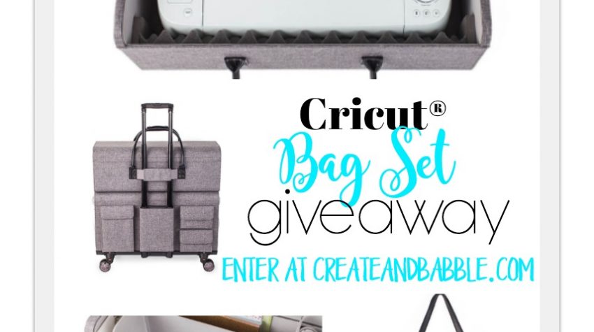 Cricut Bag Set Giveaway