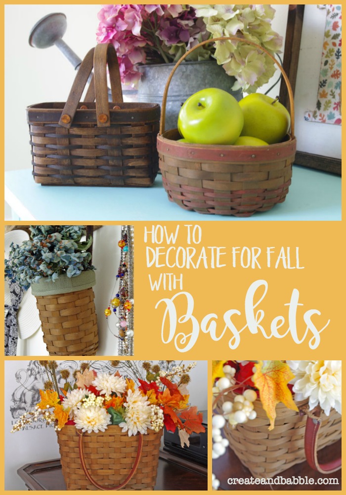 How to Decorate For Fall with Baskets