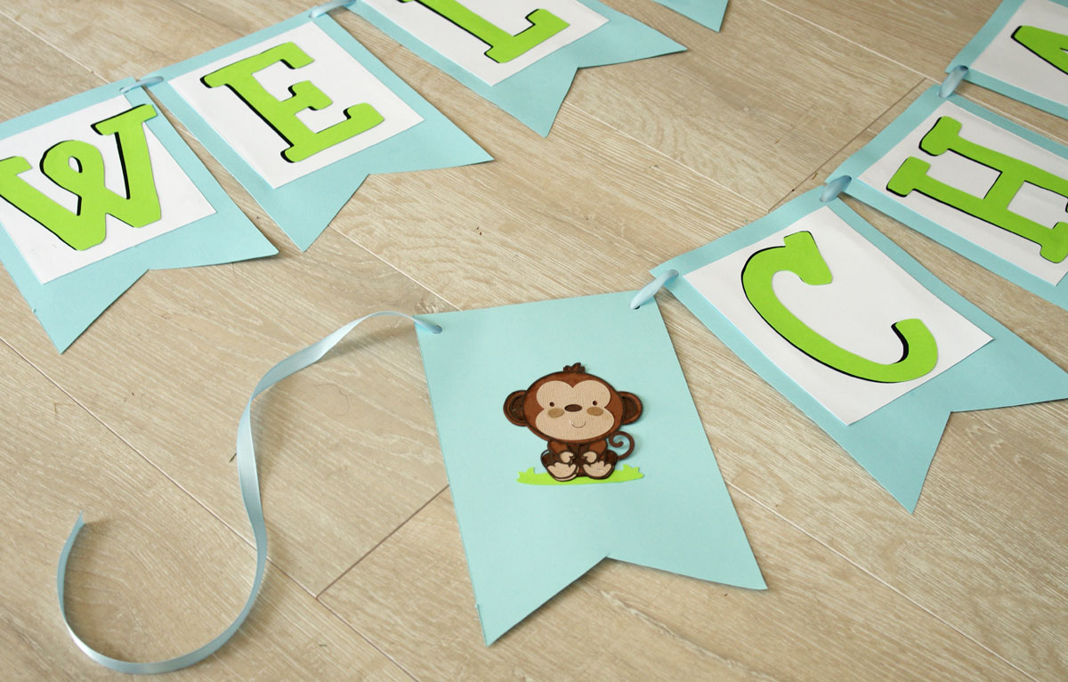 Download How To Make A Simple Baby Shower Banner Create And Babble