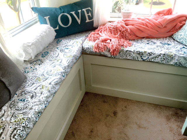 DIY Window Seat with Storage