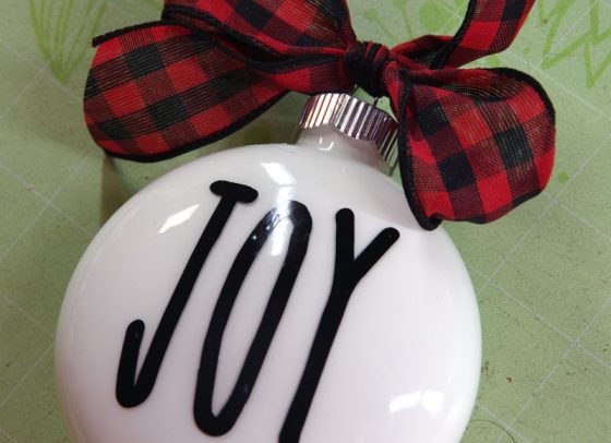 Easy DIY Rae Dunn Inspired Christmas Ornaments Three Ways