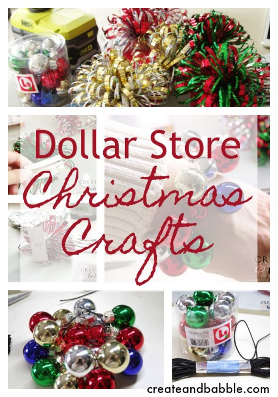 Dollar Store Christmas Crafts - Create and Babble