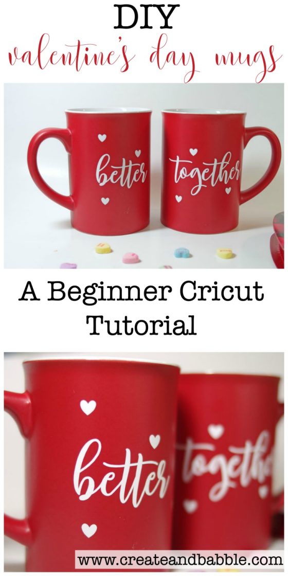 How to Decorate Mugs with IronOn Vinyl and Cricut