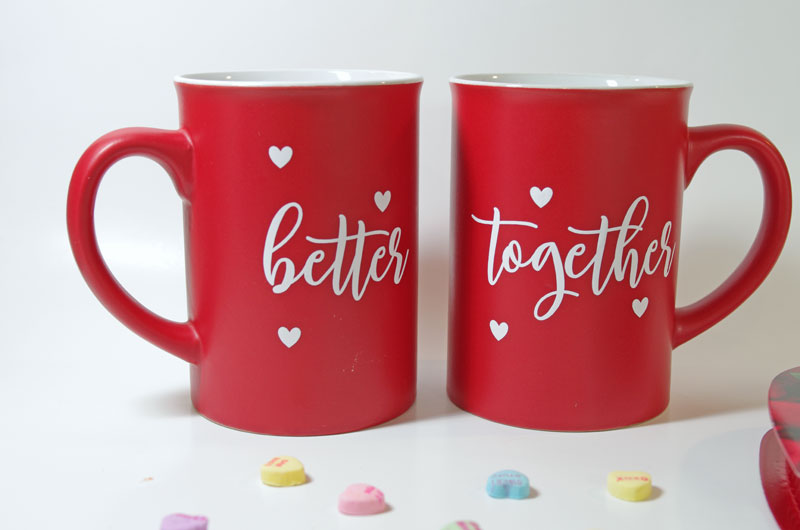 How to Decorate Mugs with Iron-On Vinyl and Cricut