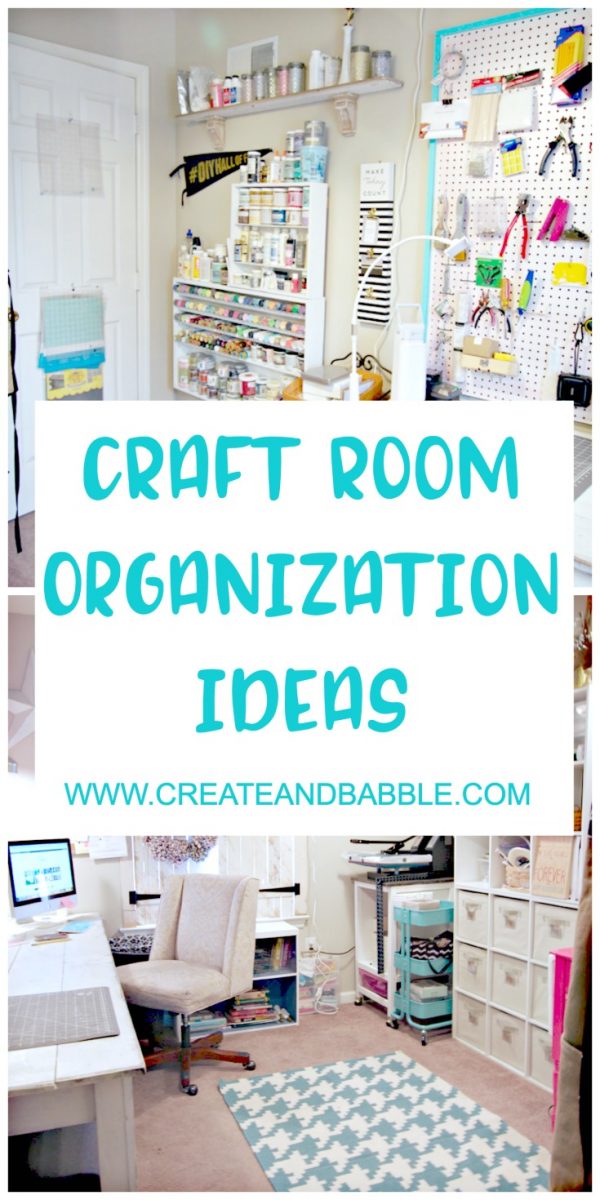 craft room storage ideas and tour of my creative space - 365 Days of Crafts