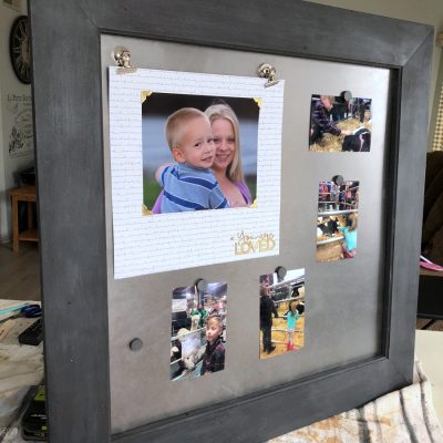 How to Make a Magnetic Scrapbook Page Display