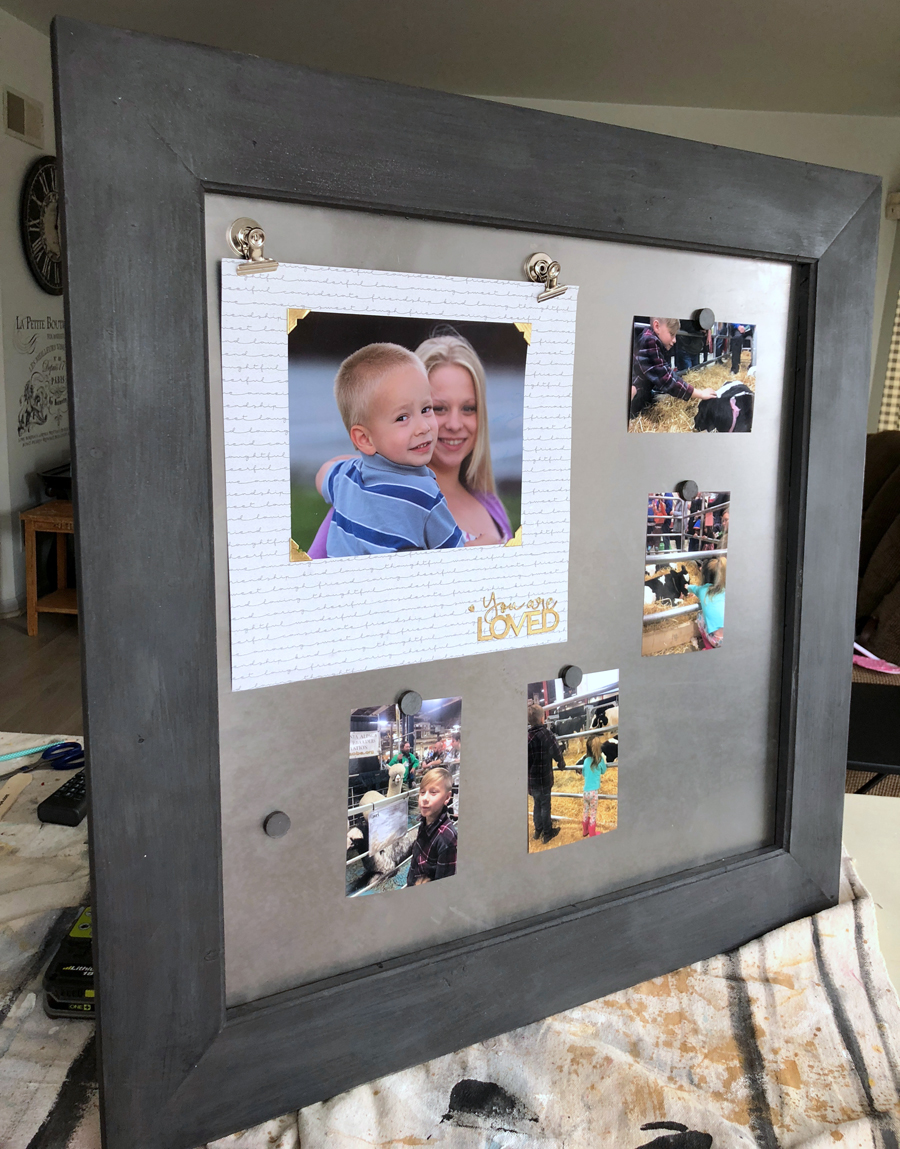 How to Make Magnetic Scrapbook Display - Create and