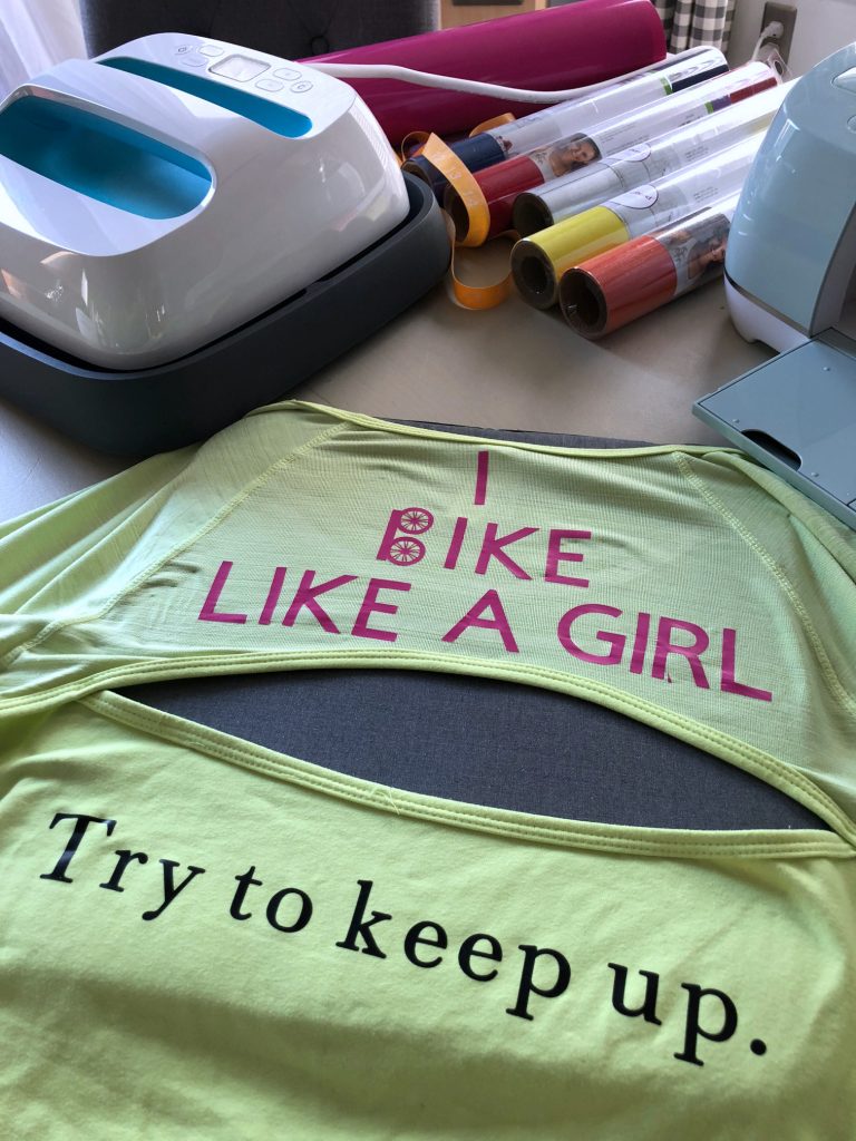 DIY Mombie Workout Shirt using Cricut SportFlex Iron On™ Vinyl - Sew  Woodsy