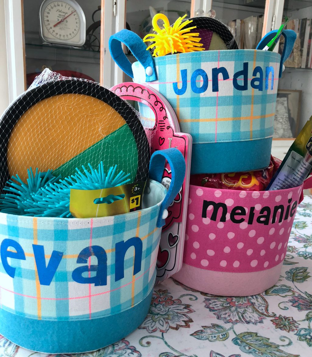 How to Personalize Easter Baskets with IronOn Vinyl