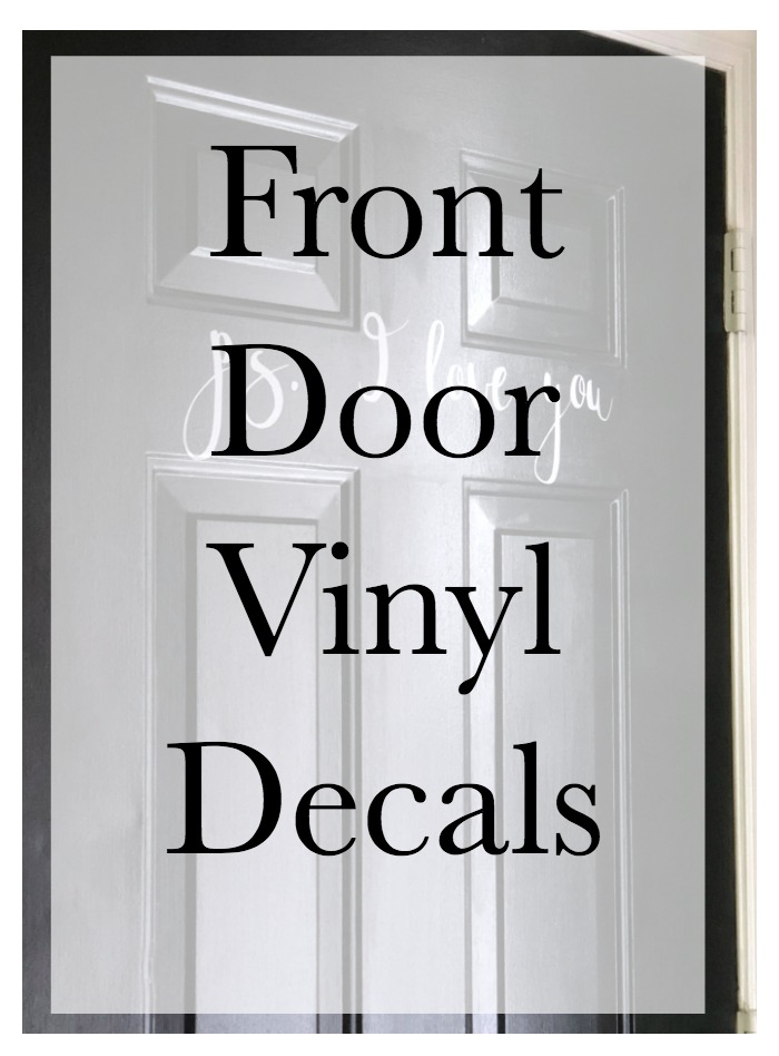 HOME DIY x CRICUT FRONT DOOR FROSTED GLASS 