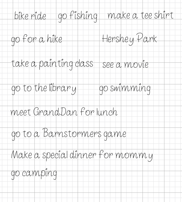 How to Make a Summer Bucket List for Kids and Grandparents