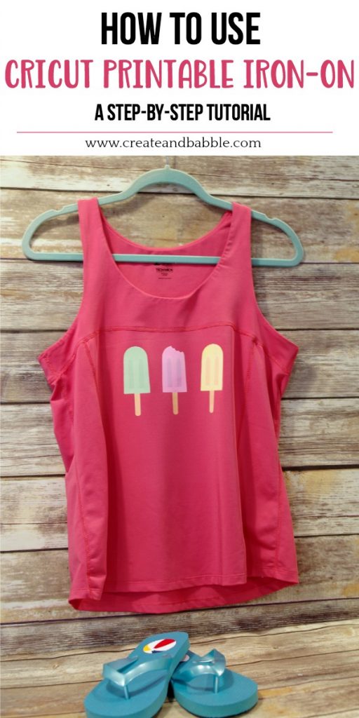 How to Make an Adorable Iron-on Shirt with Cricut + Free Printable Iron-on  Sizing Chart - Sprinkled with Paper