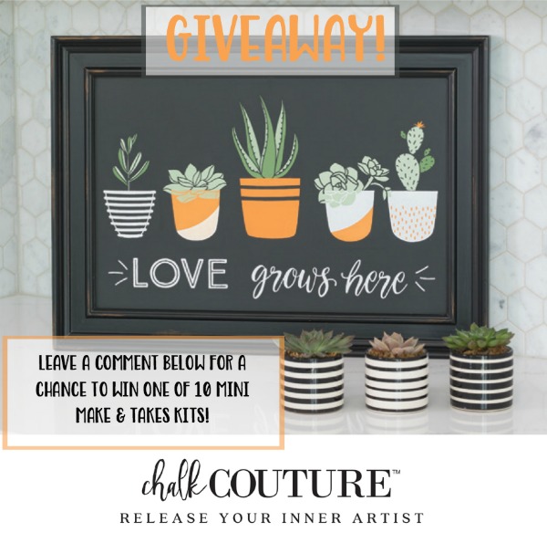 Chalk Couture Valentine's Day Decor Ideas - Create and Babble