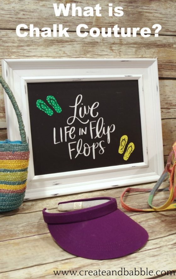 What is Chalk Couture Create and Babble