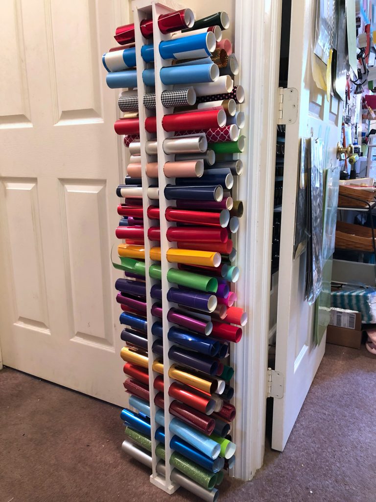 1001) DIY Alex Craft Vinyl Storage Organizer, How to Store Rolls of Heat  Transfer Vinyl 