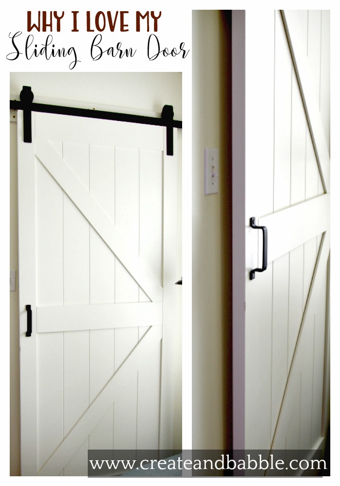 why i love my sliding barn door