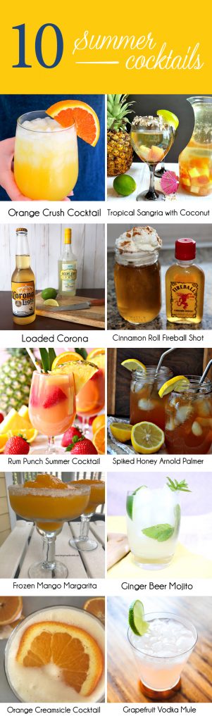 10 Summer Cocktails Recipes