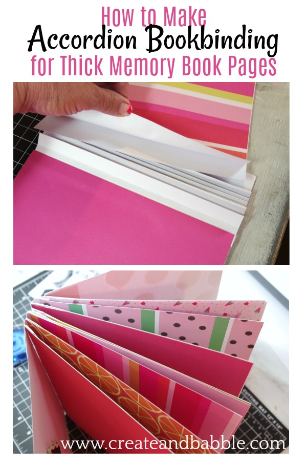 How to Make Accordion Bookbinding