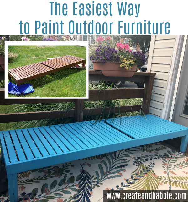 How To Paint Outdoor Furniture Using a Paint Sprayer