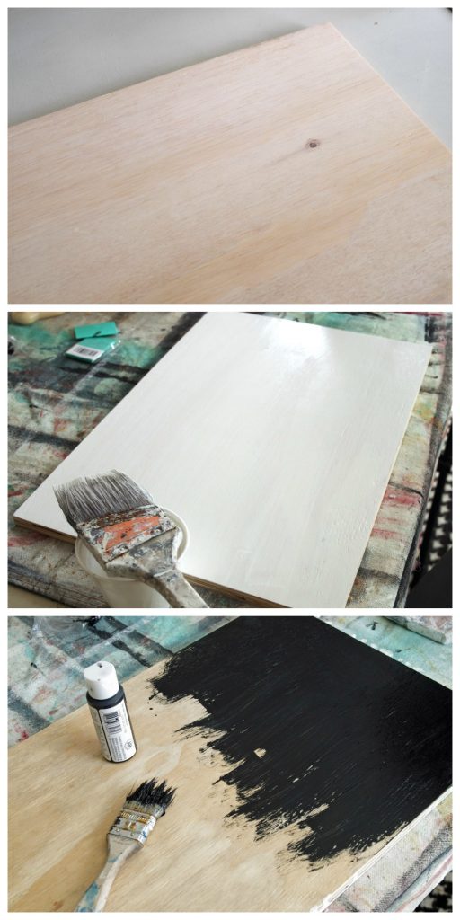 Paint or Stain cut boards for diy framed signs