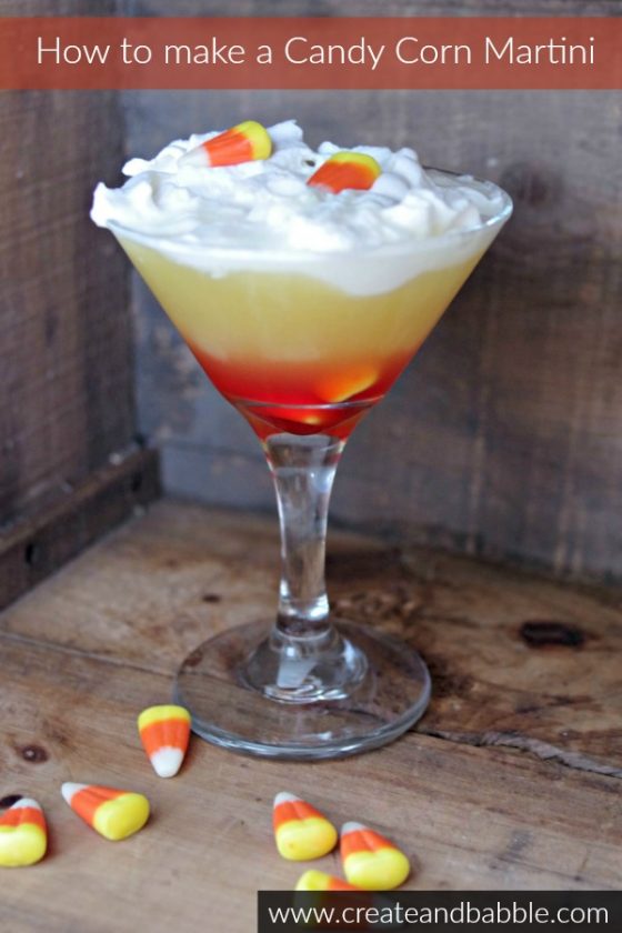 How to Make a Candy Corn Martini - Create and Babble