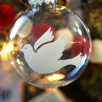 How to Make Christmas Ornaments with Chalk Couture