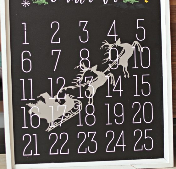 Chalk Couture Christmas Countdown Calendar Create and Babble