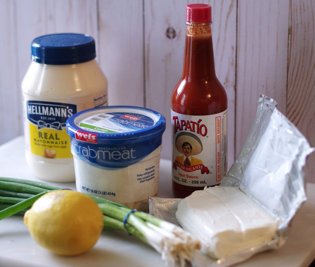 Ingredients for the Best Ever Crab Dip Recipe