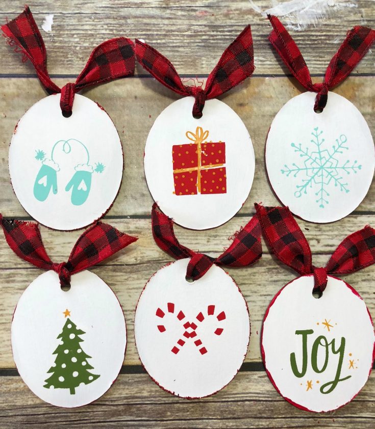 How to Use Cricut Maker and Chalk Couture to Make Christmas Ornaments ...