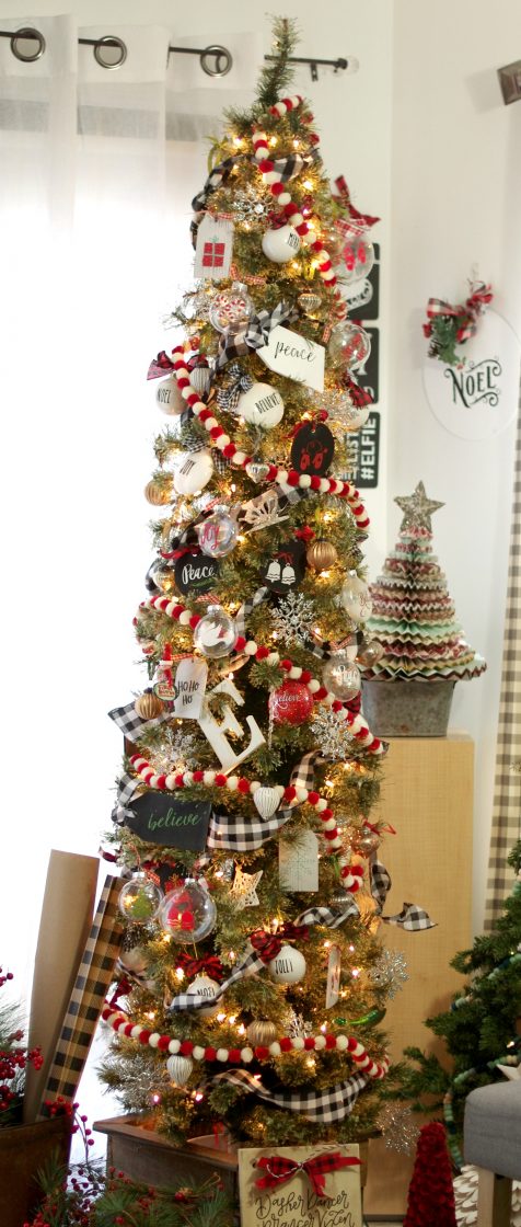 The Perfect Christmas Tree for a Small Space - Create and Babble