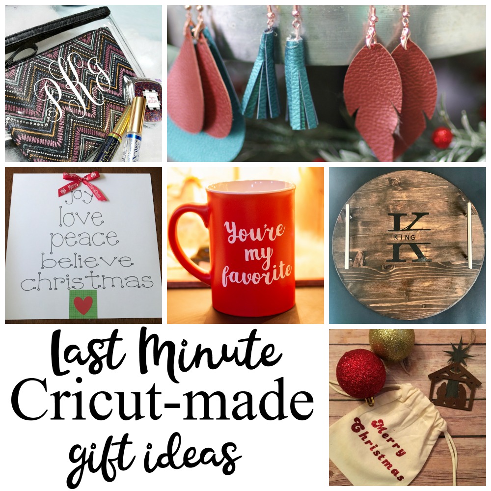 Last Minute Cricut Made Gift Ideas