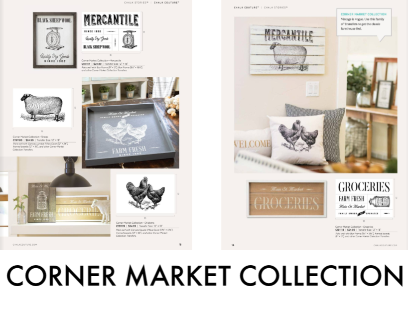 Corner Market Collection from Chalk Couture