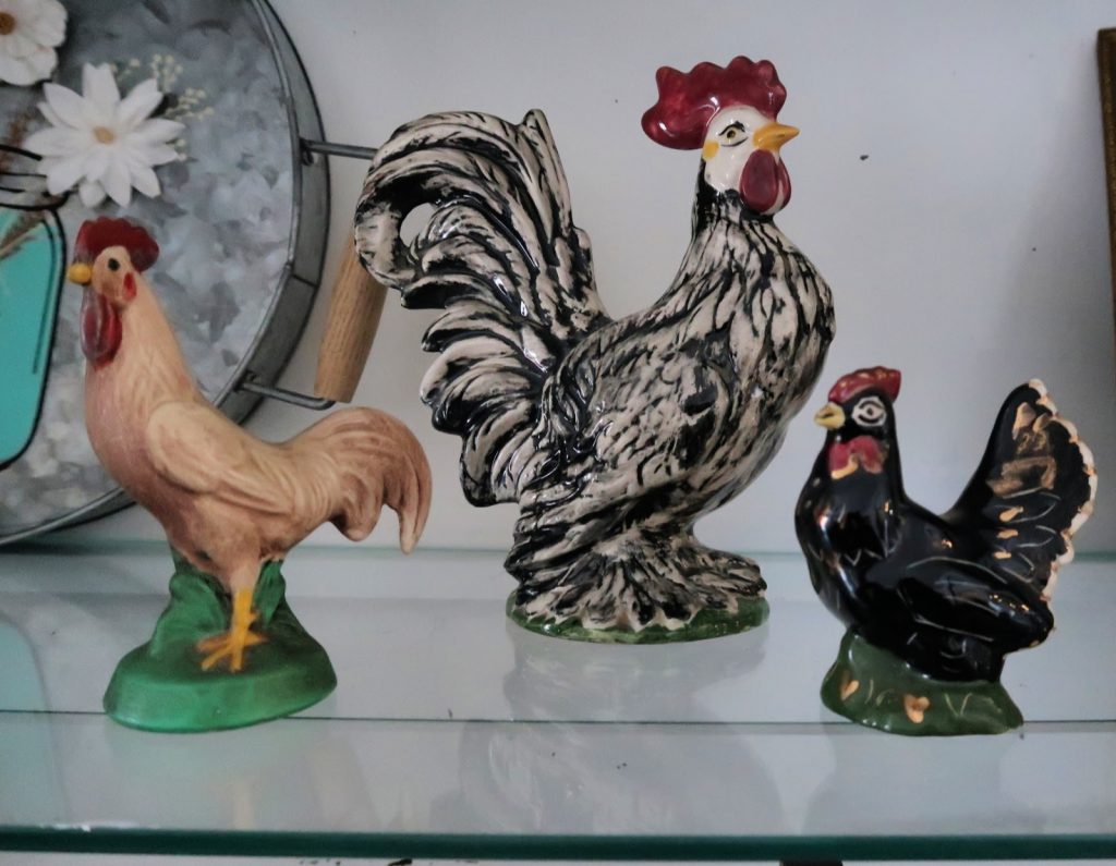 ceramic chickens