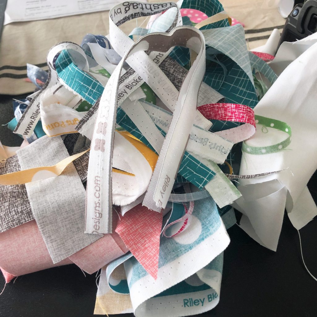 little fabric waste using Cricut Maker to cut fabric for a quilt