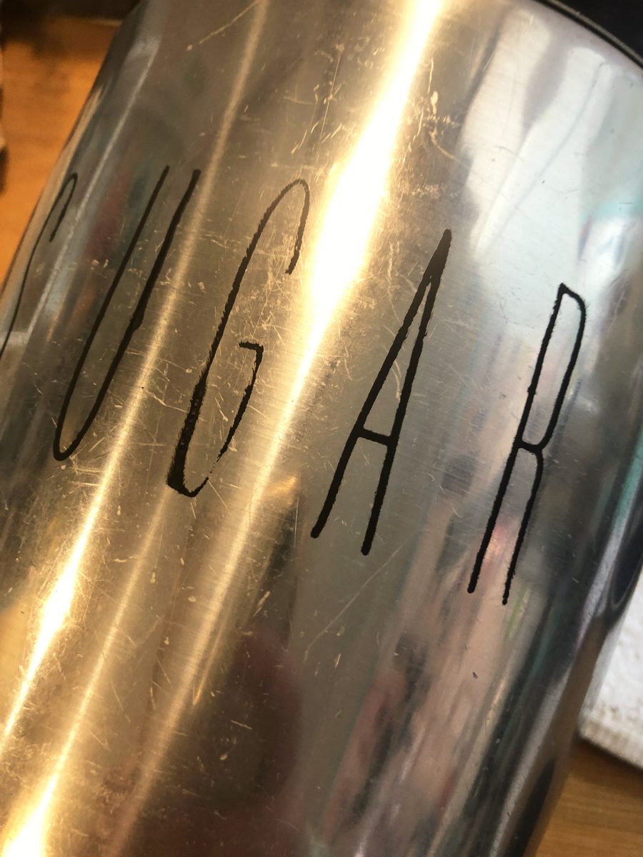 vintage sugar canister