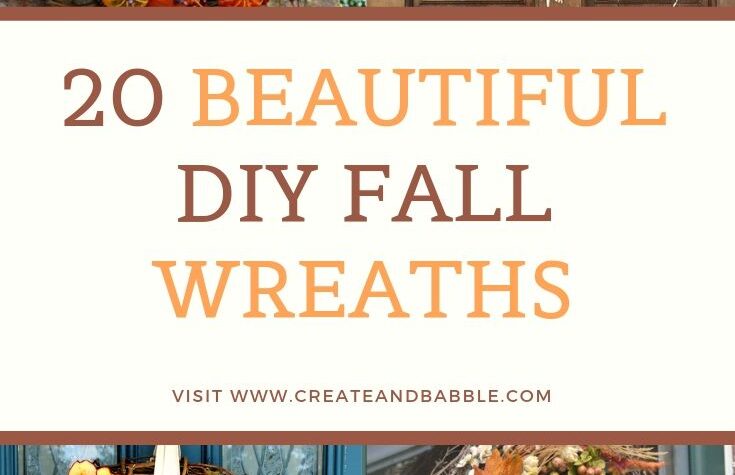 20 beautiful diy fall wreaths collage of 4 fall wreaths