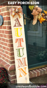 How to Make Porch Signs - Create and Babble