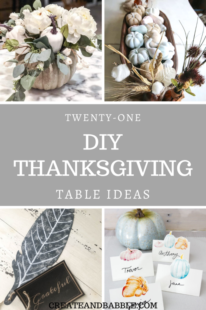 21 Beautiful DIY Ideas For Your Thanksgiving Table Decor