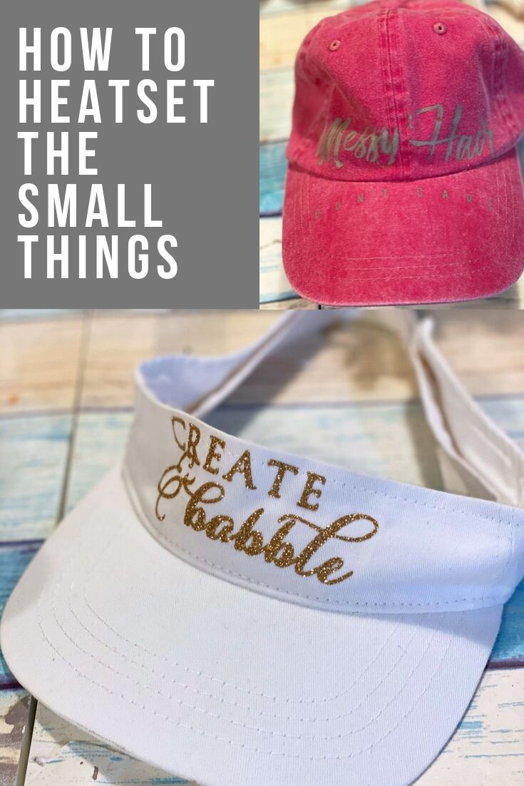 How to Customize a Hat with Cricut Easy Press Mini - Create and Babble