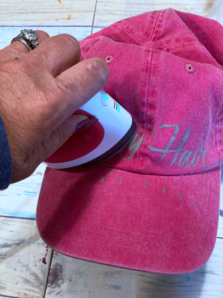 How to Customize a Hat with Cricut Easy Press Mini - Create and Babble