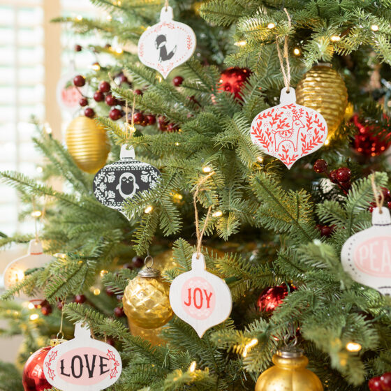 Christmas House Ornaments - Create and Babble