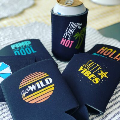 How to Make Personalized Can Koozies